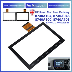 8" NAV Touch screen Digitizer For Mitsubishi Outlander Navigation Radio 8740A098 - Imagen 1 de 6