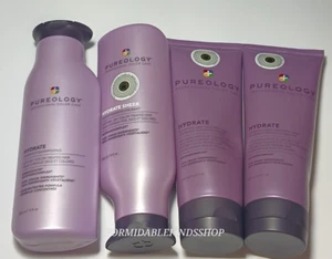 (4 CONFEZIONI) PUREOLOGY SHAMPOO E BALSAMO PURO IDRATANTE E IDRATANTE SPEDIZIONE GRATUITA VEGAN - Foto 1 di 8