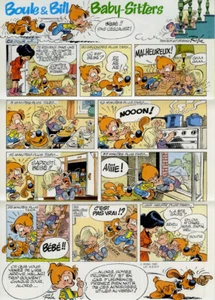 ROBA BOULE ET BILL STOP AUX ACCIDENTS CHEZ SOI! DEPLIANT PUBLICITAIRE BD INÉDITE - Picture 1 of 2