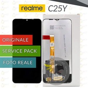DISPLAY ORIGINALE REALME C25Y RMX3268 RMX3269 SCHERMO LCD VETRO TOUCH SCREEN - Zdjęcie 1 z 2