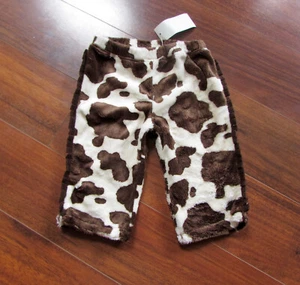 OLD NAVY ~ New! NWT Baby 3-6 6-12 12-18 ~ VINTAGE 2006! Faux Fur Cow Print Pants - Picture 1 of 3