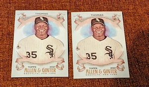 Qty. 2: 2021 Topps Allen and Ginter #127 Frank Thomas WHITE SOX - Picture 1 of 2
