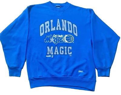 Vintage Bike Orlando Magic NBA Graphic Print Sweatshirt Mens Medium Foto 1 de 4