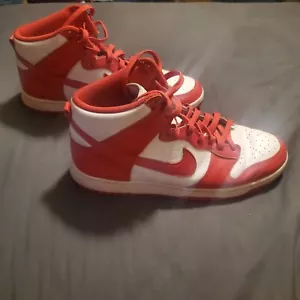 Size 13 - Nike Dunk High Championship Red - Picture 1 of 11