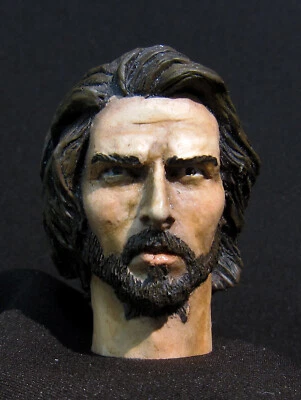TOM CRUISE "THE LAST SAMURAI" PAINTED resin HEAD SCULPT Action figures 1/6 Scale - Image 1 of 4
