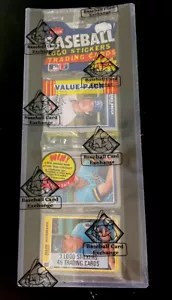 Fleer Baseball 1985 paquete de rack sin abrir sellado por la BBCE (Poss Clemens and Puckett RC) - Imagen 1 de 2