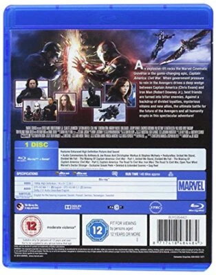 Captain America 1-3 [Blu-ray] [Region Free] - Image 1 of 3