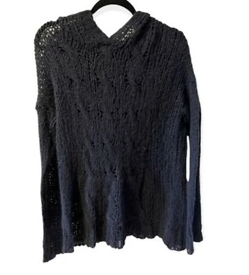 BDG Sweater Womens Sz S Urban Outfitters Hoodie Loose Open Knit Wool Cable Knit - Image 1 of 4