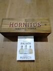 Hornitos Nuestro Tequila Dominoes Wooden Box And Patron Playing Card Lot