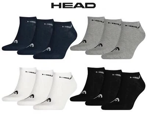 HEAD Unisex Entrenador Calcetines Hombres Mujeres Tenis Forro Tobillo Calcetín Deportivo (Paquete de 3) - Imagen 1 de 5