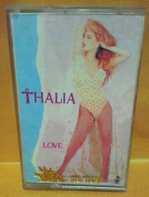 THALIA  SEXY LOVE MARIA MERCEDES 1995 CHILE PRIVATE GOLD LOGO ON CASE TESTED OK - Image 1 of 4