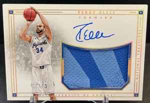 2016 National Treasures Collegiate Perry Ellis Gold RC Patch Auto /10 RPA