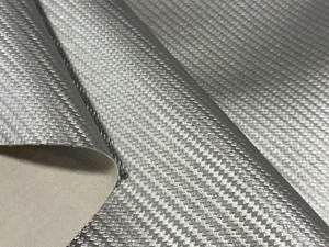 Kunstleder Meterware CARBON Optik Farbe: SILBER 138cm breit 800gr/Lfm! - Bild 1 von 17