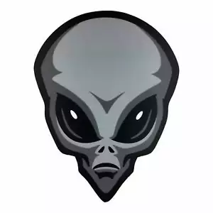 Gray Alien Head alien/UFO sticker | Alien & UFO | cryptozoology - Picture 1 of 1
