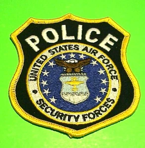 AIR FORCE SECURITY FORCES 4 1/2" SHOULDER POLICE PATCH FREE SHIPPING!!! - Picture 1 of 1