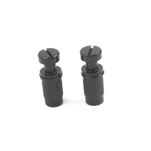 2 STUDS and ANCHORS Bridge Tailpiece Les Paul - black - guitare LP / SG - Picture 1 of 5