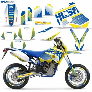 Husaberg FS FE 400 650 Graphic Sticker Kit Bike Decal MX Wrap 2001-2005 BERG - Bild 1 von 3
