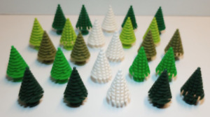 New #3471 Large Pine Trees — 25 Pieces — Best Deal Around — Compatible with Lego