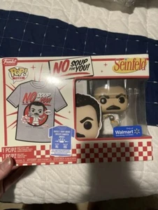 Seinfeld Funko Pop! Yev Kassem + No Soup For You Tee Size XL Walmart Exclusive  - Picture 1 of 2