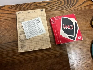 Vintage 1979 UNO Card Game Sealed Decks w/Instructions + Score Sheet Pad - Picture 1 of 5