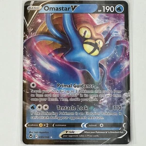 Omastar V 035/195 Ultra Rare - Pokemon Silver Tempest - NM - Picture 1 of 2