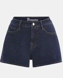 No Boundaries Women's Denim Mom Casual Beach Work Short High Rise Rinse Wash 0 - Picture 1 of 5