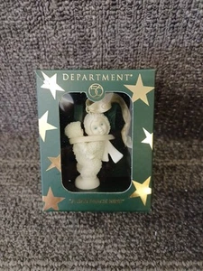 Department 56 Snowbabies A Baby-Back Ride Item #56.69530 Miniature Ornament - Bild 1 von 1