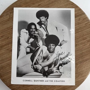 Cornell Gunter & the Coasters 8x10 autographed signed press gay drag photo - Picture 1 of 5