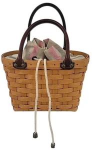 Longaberger 2001 Boardwalk Basket Summertime Purse, Liner & Protector - Picture 1 of 10
