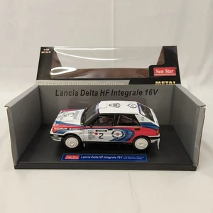 Modellino Sun Star Lancia Delta HF integrale Martini Rally 1000 lakes sc. 1/18 - Picture 1 of 5