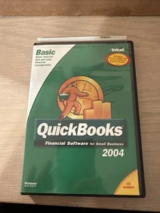 Quickbooks Basic 2004 Financial Software For Small Business w Product Serial Key - Picture 1 of 5