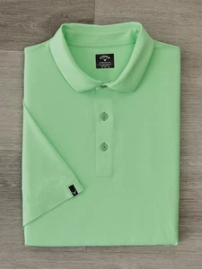 Camisa Polo Callaway Golf Premium Brezo Tacto Suave Pátina Verde - Grande 42-44" - Imagen 1 de 4
