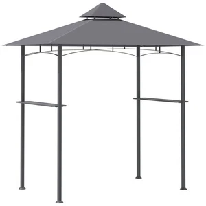 8' x 5' Grill Gazebo with Double Roof BBQ Gazebo - Picture 1 of 11