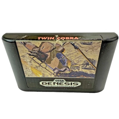 Twin Cobra para Sega Genesis 1991 - Cartucho auténtico probado y funcionando solamente Foto 1 de 4
