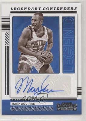 2021-22 Panini Contenders Legendary /199 Mark Aguirre #LC-MAG Auto - Image 1 of 2