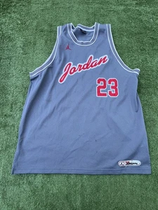 Chicago Bulls Basketball Trikot Herren 2XL grau rot 23 NBA Basketball Air Jordan - Bild 1 von 9