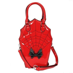 Banned Apparel Red Ghoul Gothic Alternative Emo Occult Grunge Punk Rock Bag - Picture 1 of 1