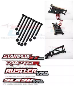 GPM STAHL A ARM SCHRAUBENSTIFT SET 2640 FÜR TRAXXAS 1/10 DRAG SLASH RAPTOR R STAMPEDE - Bild 1 von 4