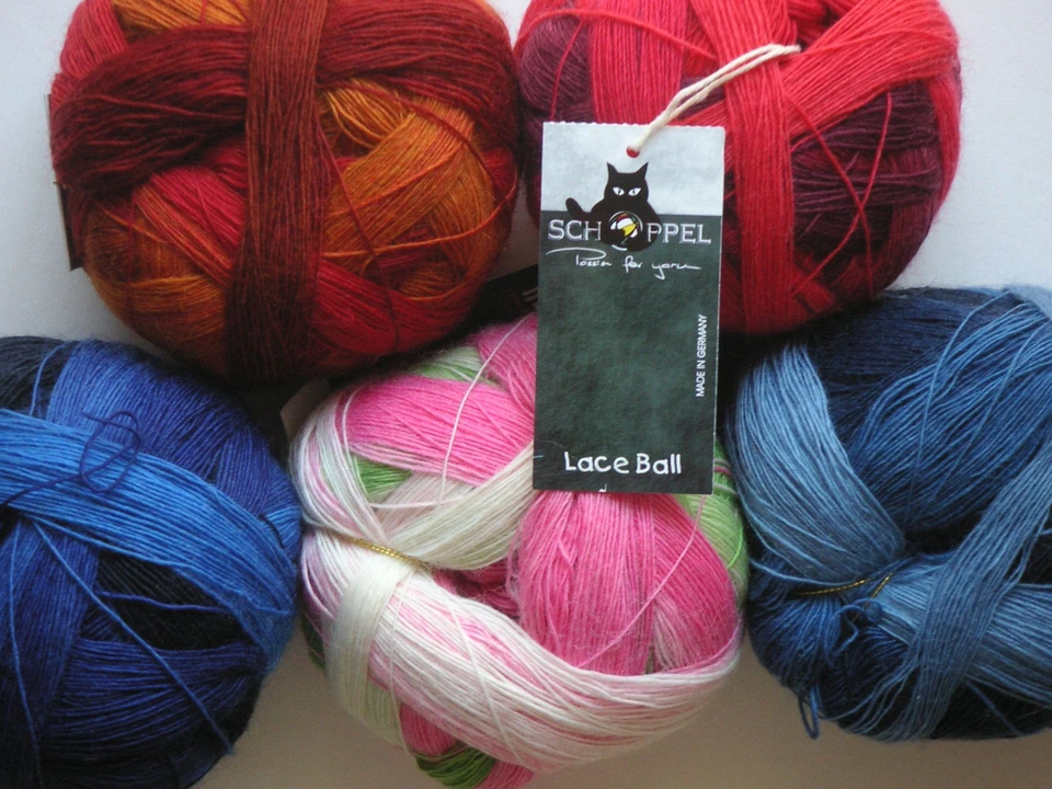 100g Lace Ball Schoppel, Lacegarn