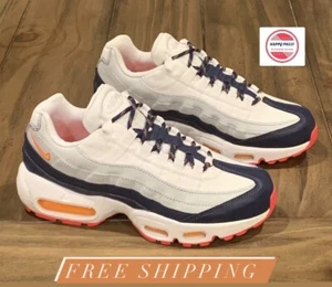 Nike Air Max 95 ‘Midnight Navy/Laser Orange‘ Women’s Size 7.5  307960-405 NEW - Picture 1 of 8