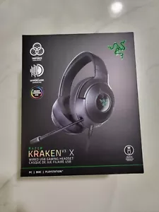 Razer Kraken V3 X Wired USB Gaming Headset: Lightweight Build - Triforce 40mm - Picture 1 of 5