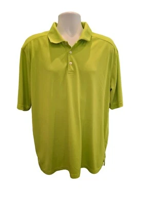 Polo de golf Bolle para hombre XL verde manga corta que absorbe la humedad ajuste atlético al aire libre Foto 1 de 4