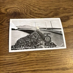 Puente de madera más largo del mundo Sandpoint Idaho - Postal RPPC de colección - Imagen 1 de 2
