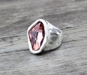 Handmade Uno STYLE De Único 50's Ring ROSE Size 9 (R22) - Picture 1 of 9