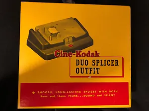 Cine-Kodak Duo Splicer Outfit, for 8mm and 16mm with box, bottles, and manual - Picture 1 of 10