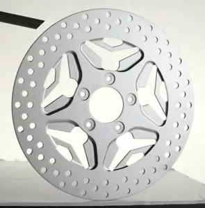 11.8 PERFORMANCE MACHINE Brake Rotor Speed Star Polished Stainless Harley 07-16 - Picture 1 of 7