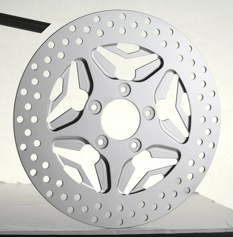 11.8 PERFORMANCE MACHINE Brake Rotor Speed Star Polished Stainless Harley 07-16 - Image 1 of 4