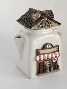 Dairy Milkman Shop teapot vintage decorative collectible cozy cute house cottage - Picture 1 of 10