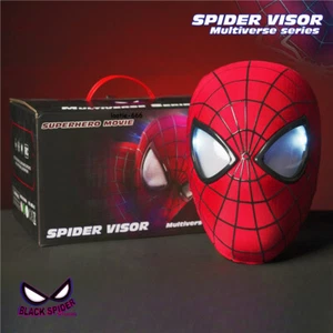 The Amazing Spider-Man Mask Peter Parker Cos Wearable Moving Eyes Remote Control - Picture 1 of 20