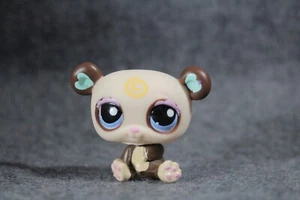 Authentischer Littlest Pet Shop LPS creme-brauner Pandabär #1495 - Bild 1 von 3